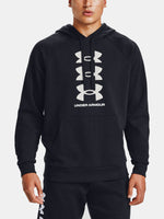 Under Armour Férfi Rival Flc Multilogo HD fekete pulóver