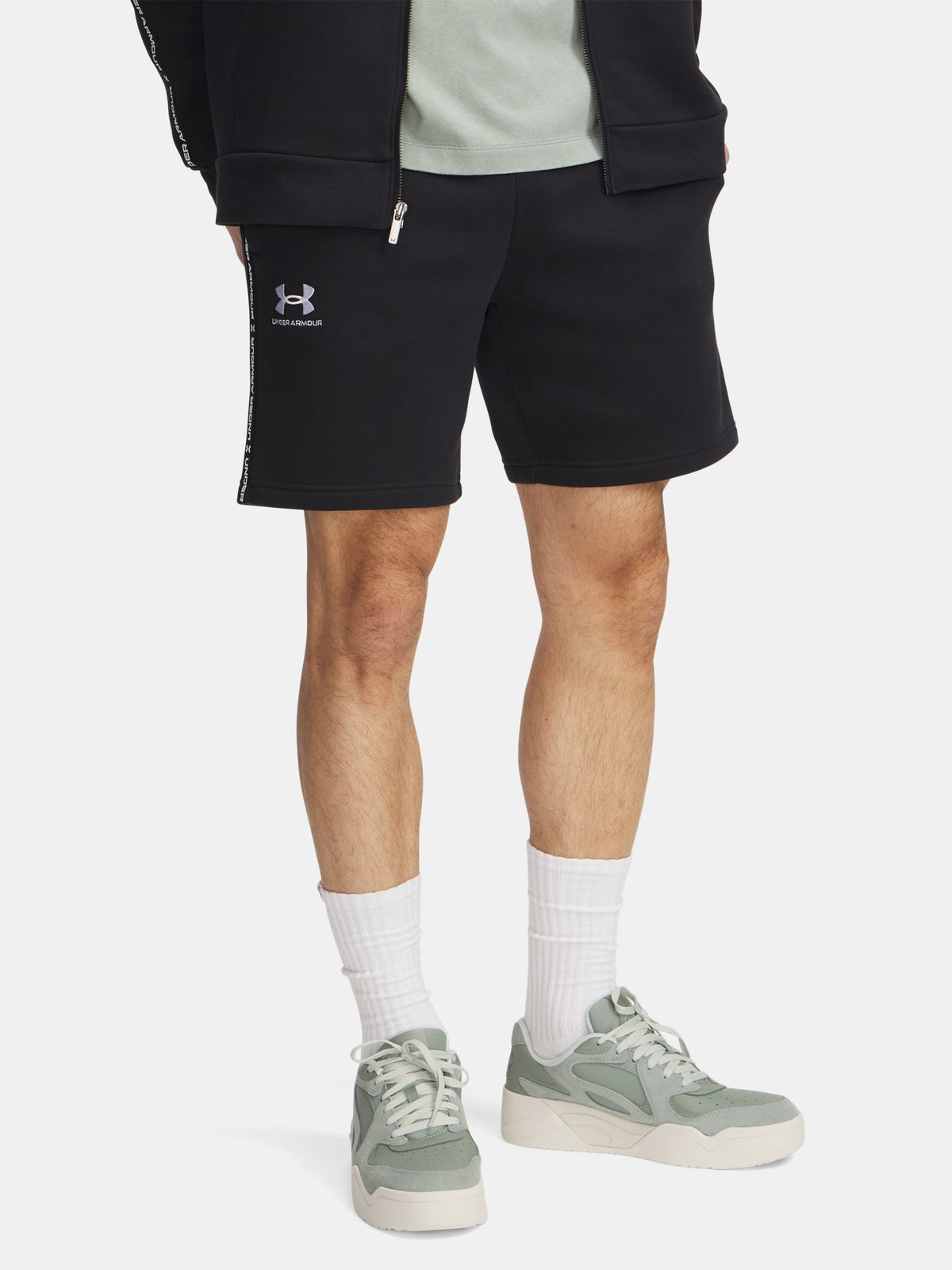 Under Armour Férfi rövidnadrág UA Icon Fleece Taping short