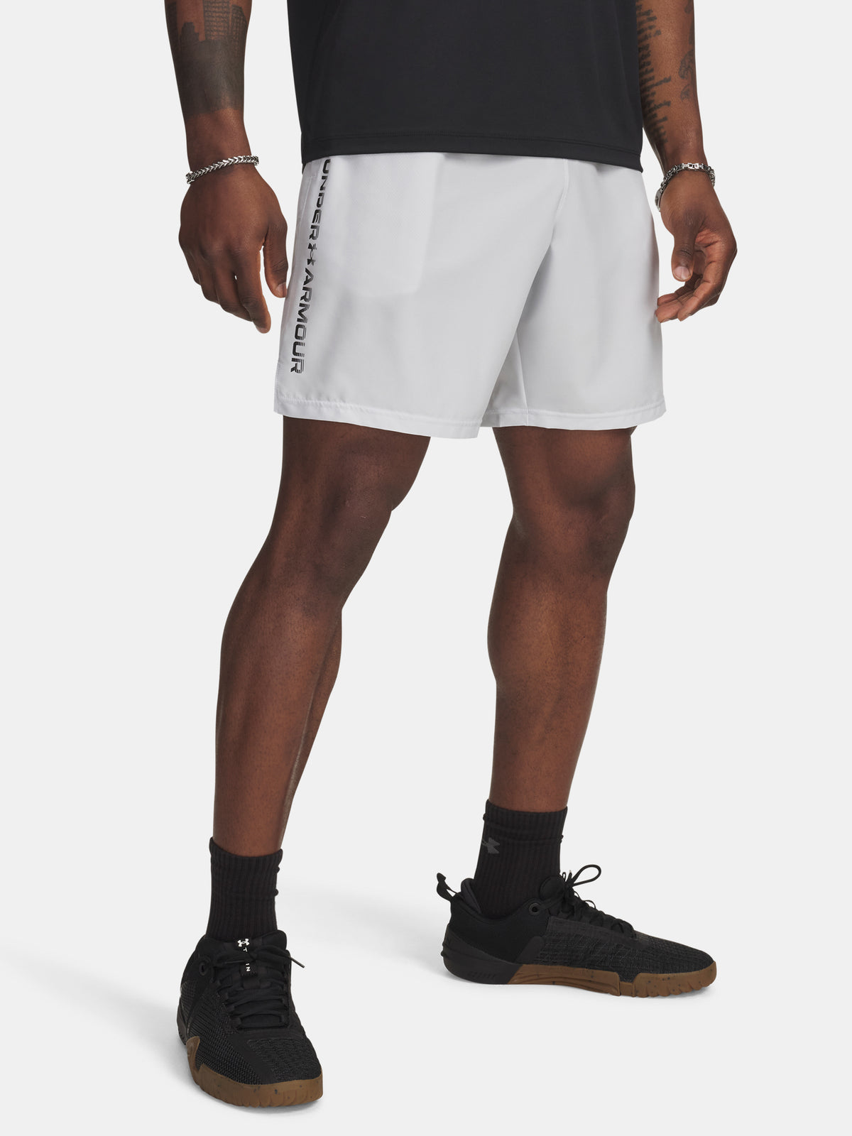 Under Armour Férfi rövidnadrág UA Tech Woven Wordmark -GRY short