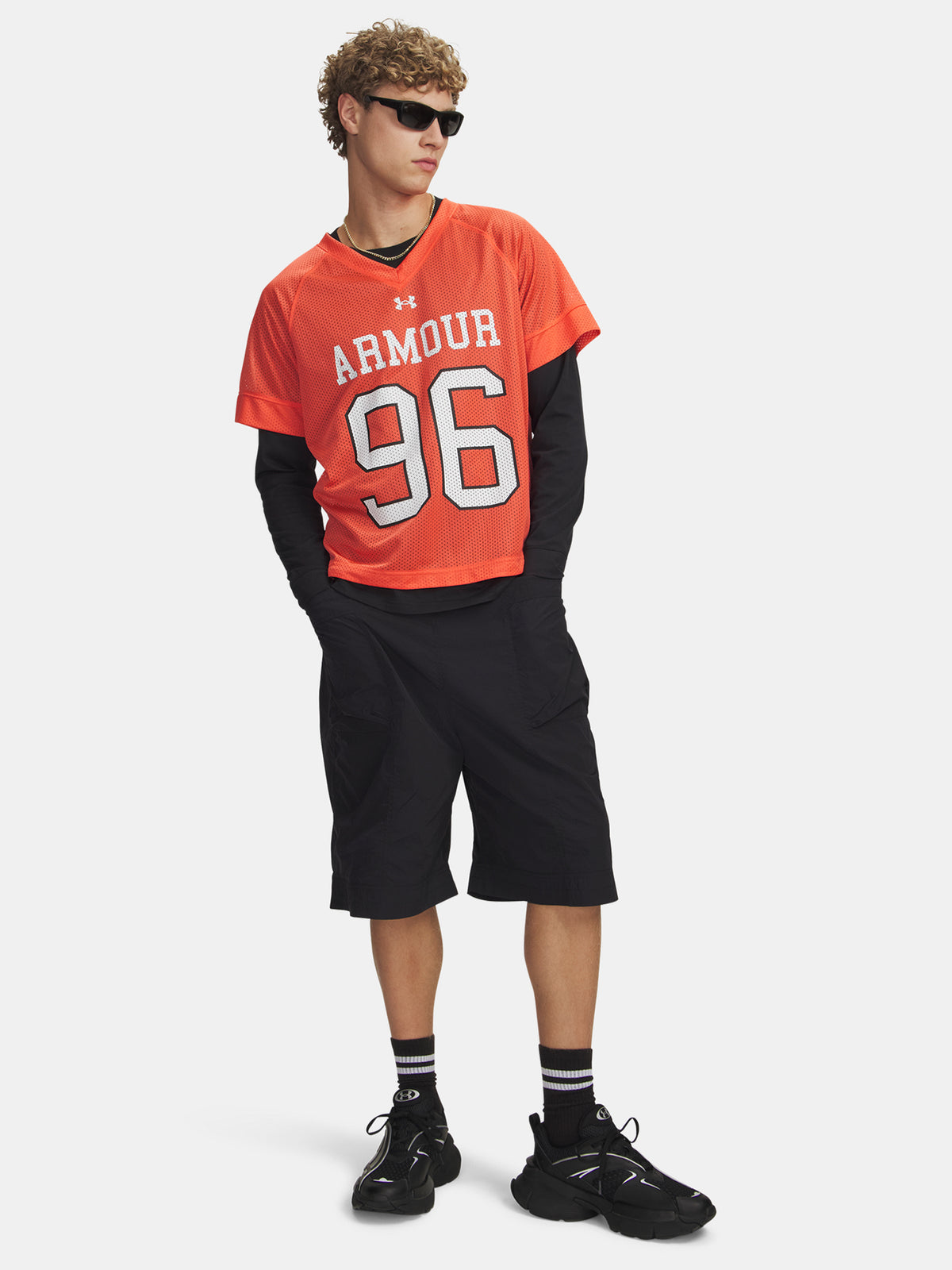 Férfi rövidnadrág Under Armour UA Hoops Woven nadrág