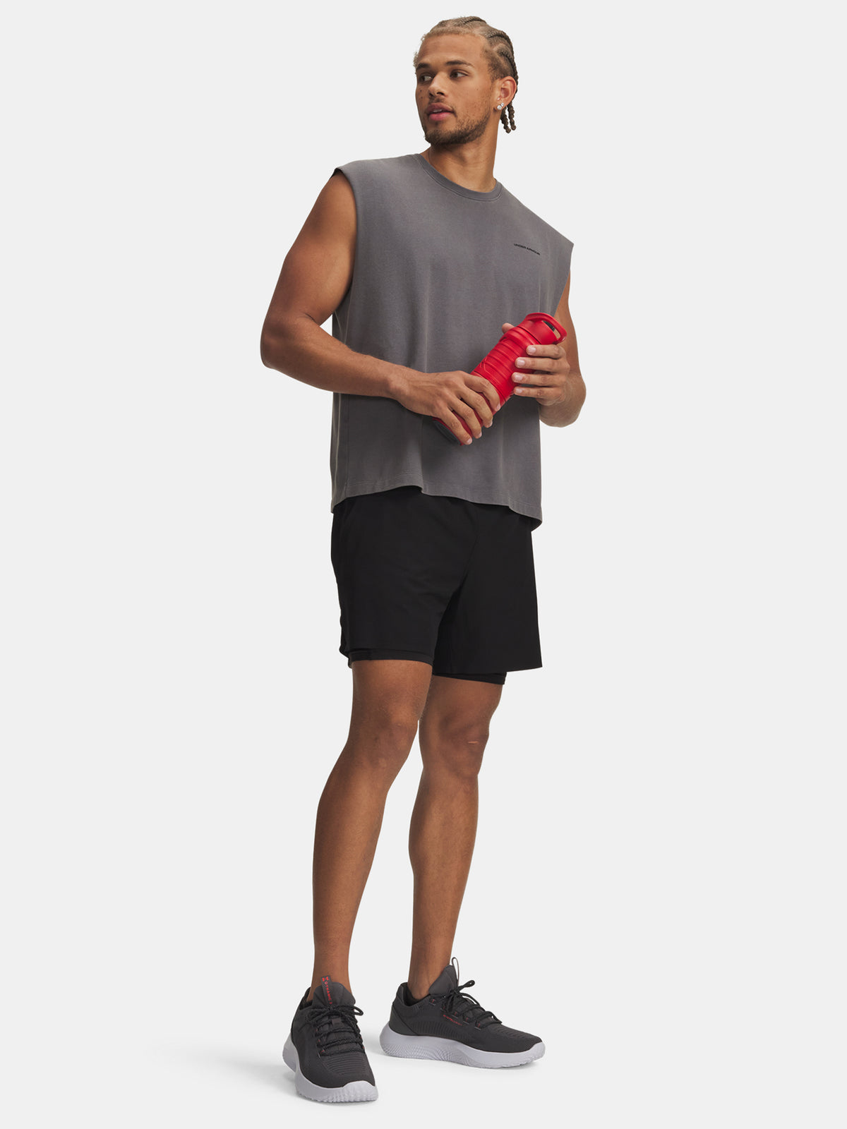 Férfi rövidnadrág Under Armour UA Vanish Elite 2in1 Short-BLK fekete nadrág