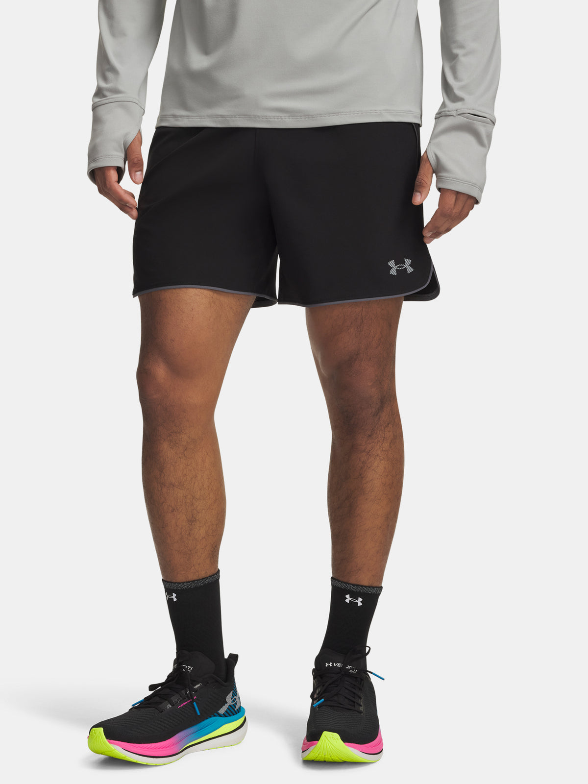 Férfi rövidnadrág Under Armour UA Velociti Pro 7in Short-BLK fekete nadrág