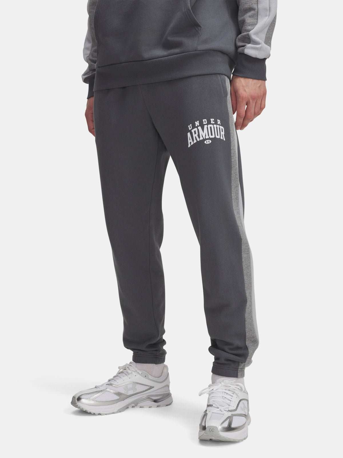 Under Armour Férfi sportnadrág UA Rival Flc CB Pants-GRY Nadrág
