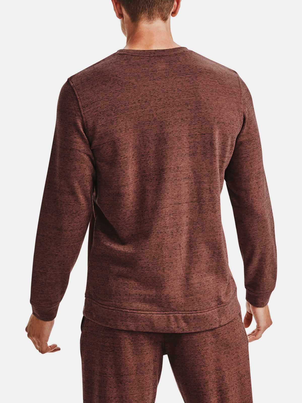 Under Armour Férfi Sportstyle Terry KO Crew bordó pulóver