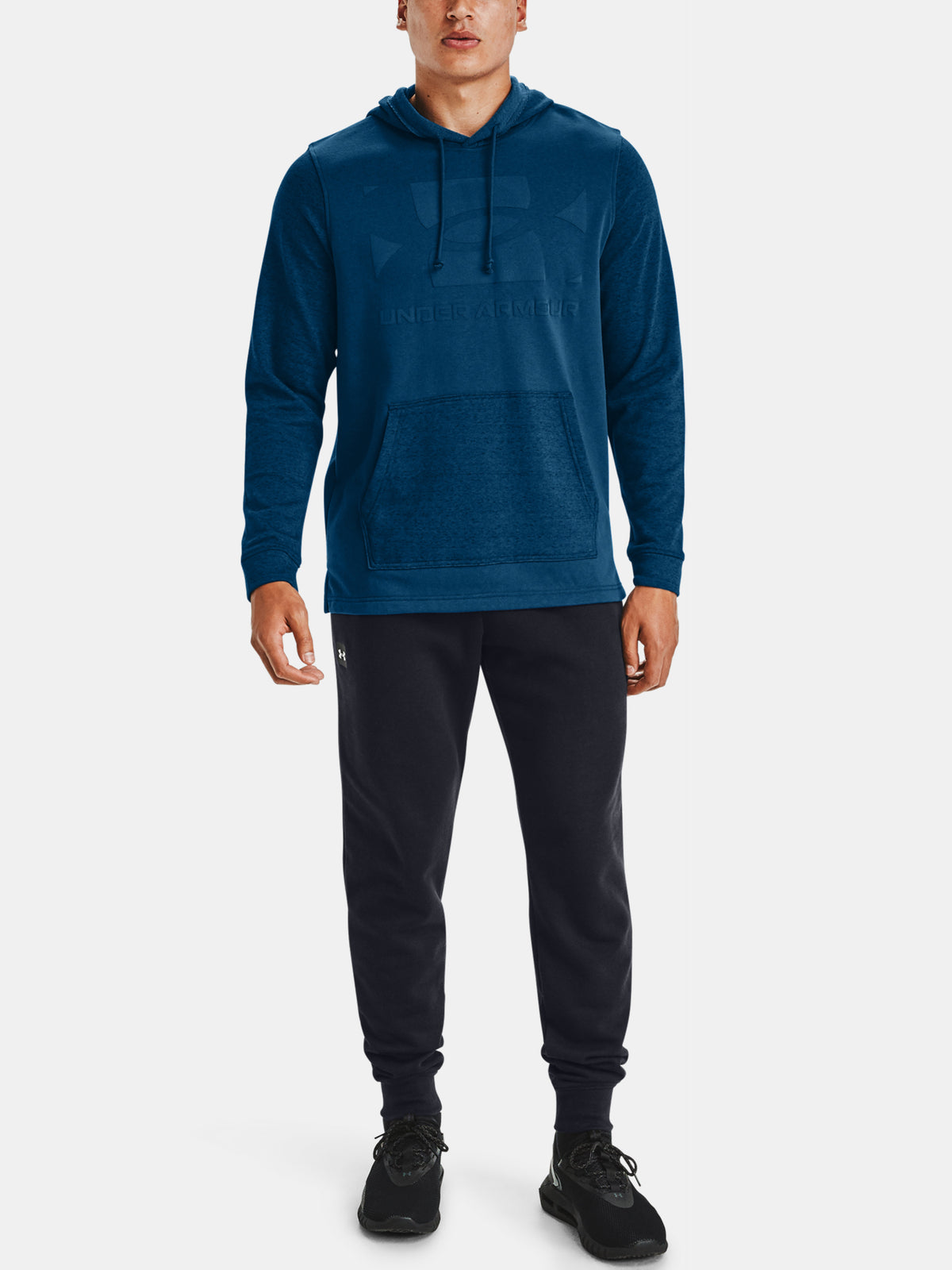 Under Armour Férfi Sportstyle Terry KO HD kék pulóver