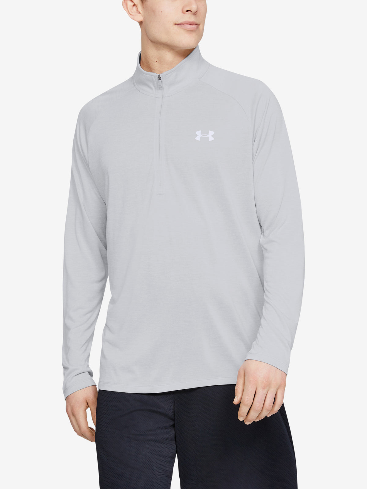 Under Armour Férfi Tech 2.0 1/2 Zip Hosszú ujjú póló