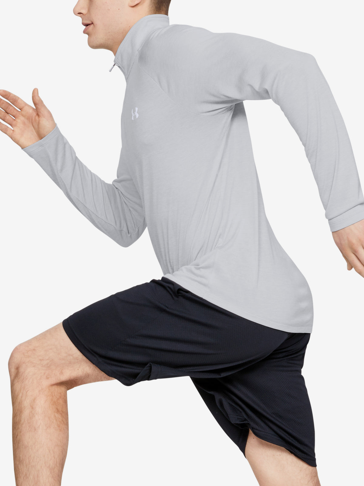 Under Armour Férfi Tech 2.0 1/2 Zip Hosszú ujjú póló