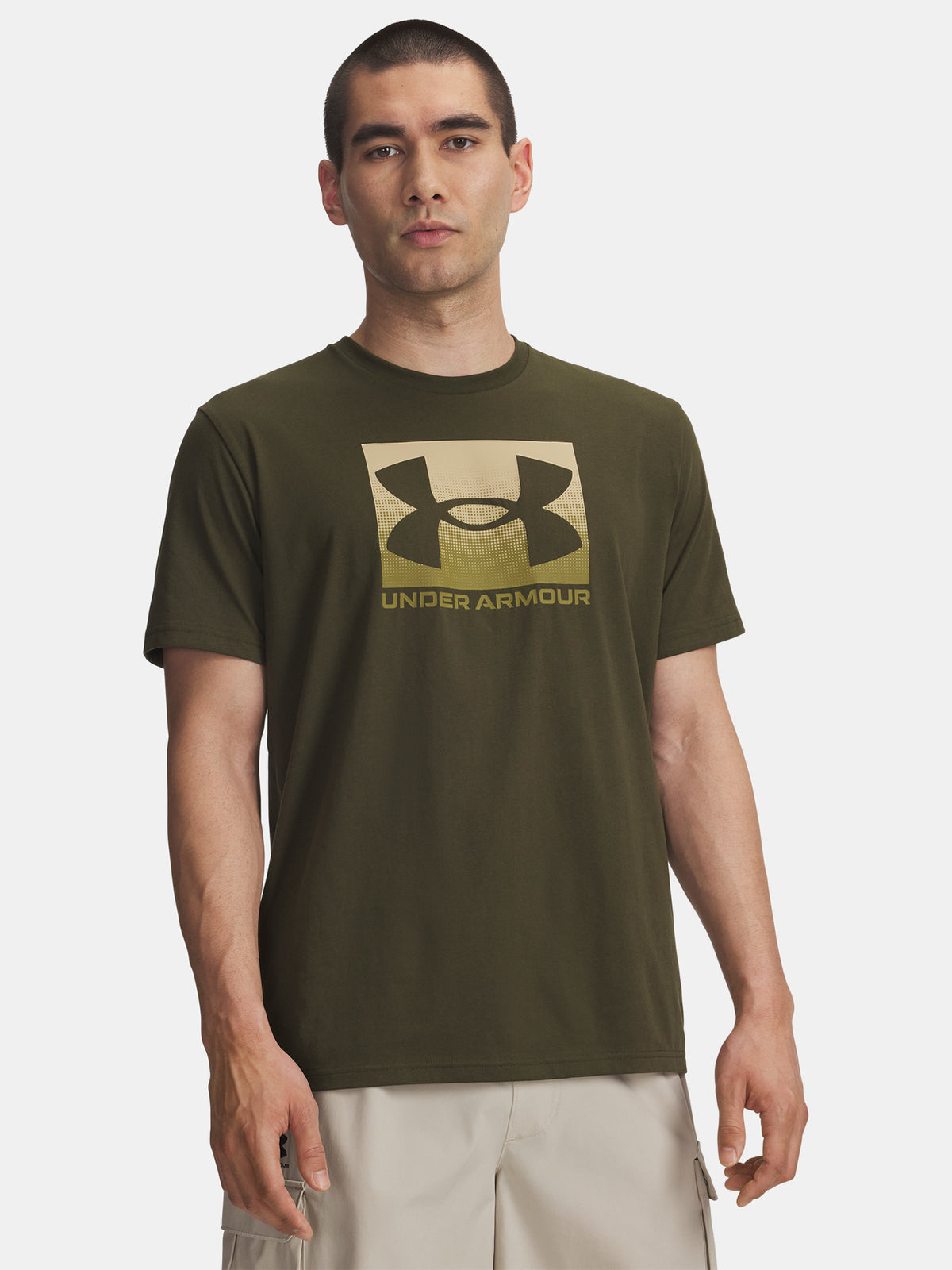 Under Armour Férfi UA BOXED SPORTS UPDATED SS-GRN póló