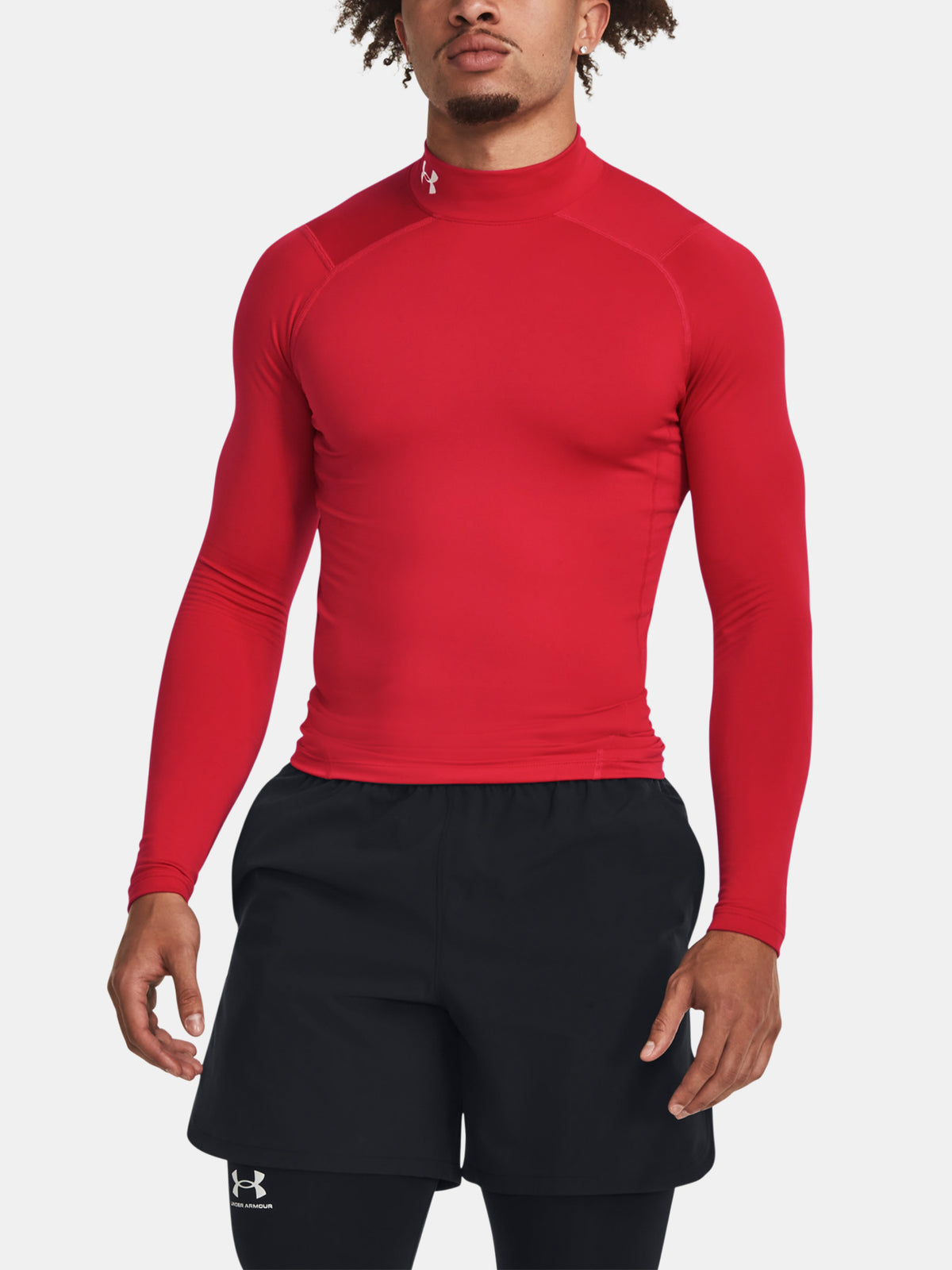 Under Armour Férfi UA CG Armour Comp Mock Hosszú ujjú póló