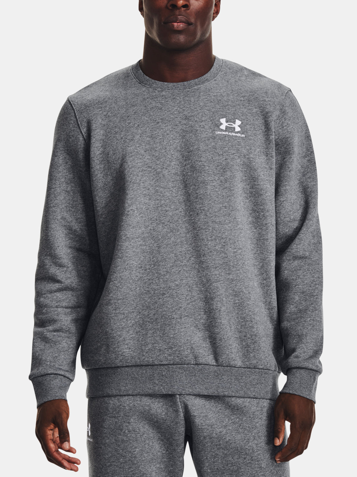 Under Armour Férfi UA Essential Fleece Crew Kapucnis pulóver