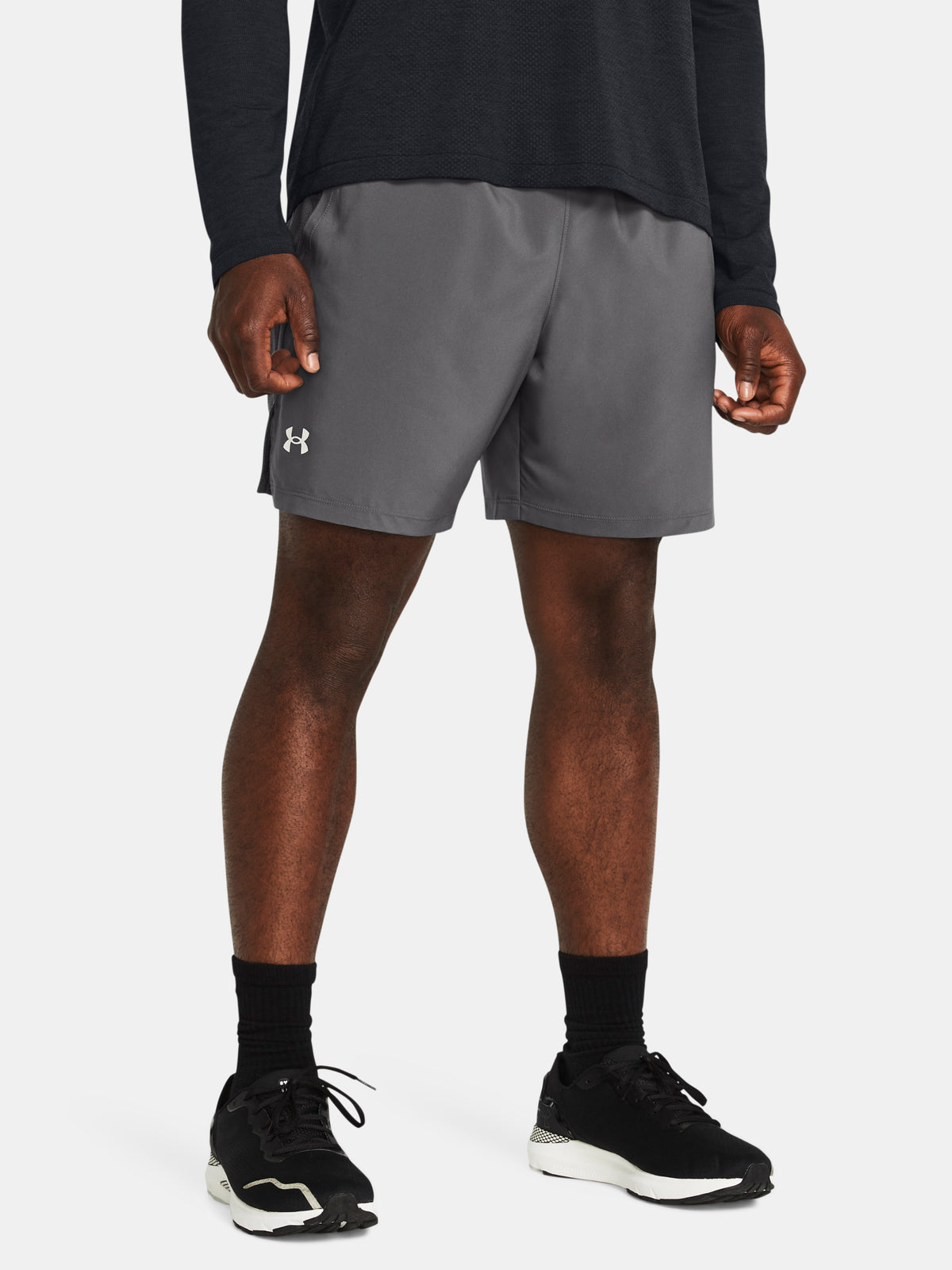 Under Armour Férfi UA LAUNCH 7\'\' SHORTS-GRY (szürke) Short