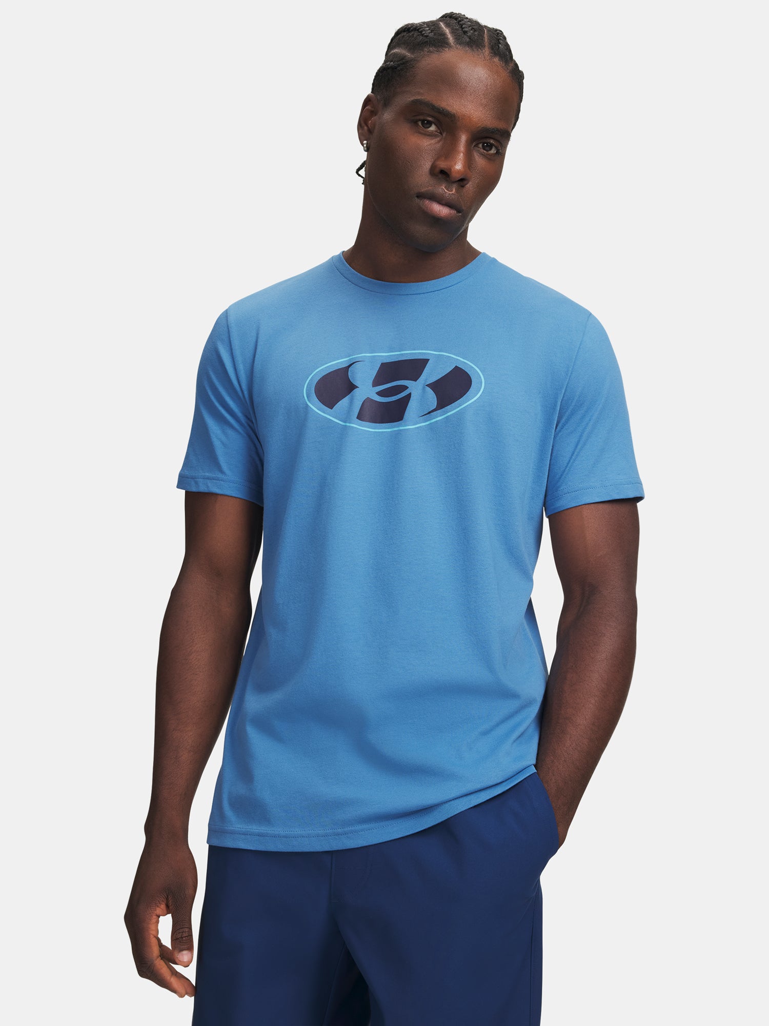 Under Armour Férfi UA LOCKERTAG NOV SS kék póló