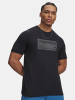 Under Armour Férfi UA M BOX WM LABEL SS fekete póló