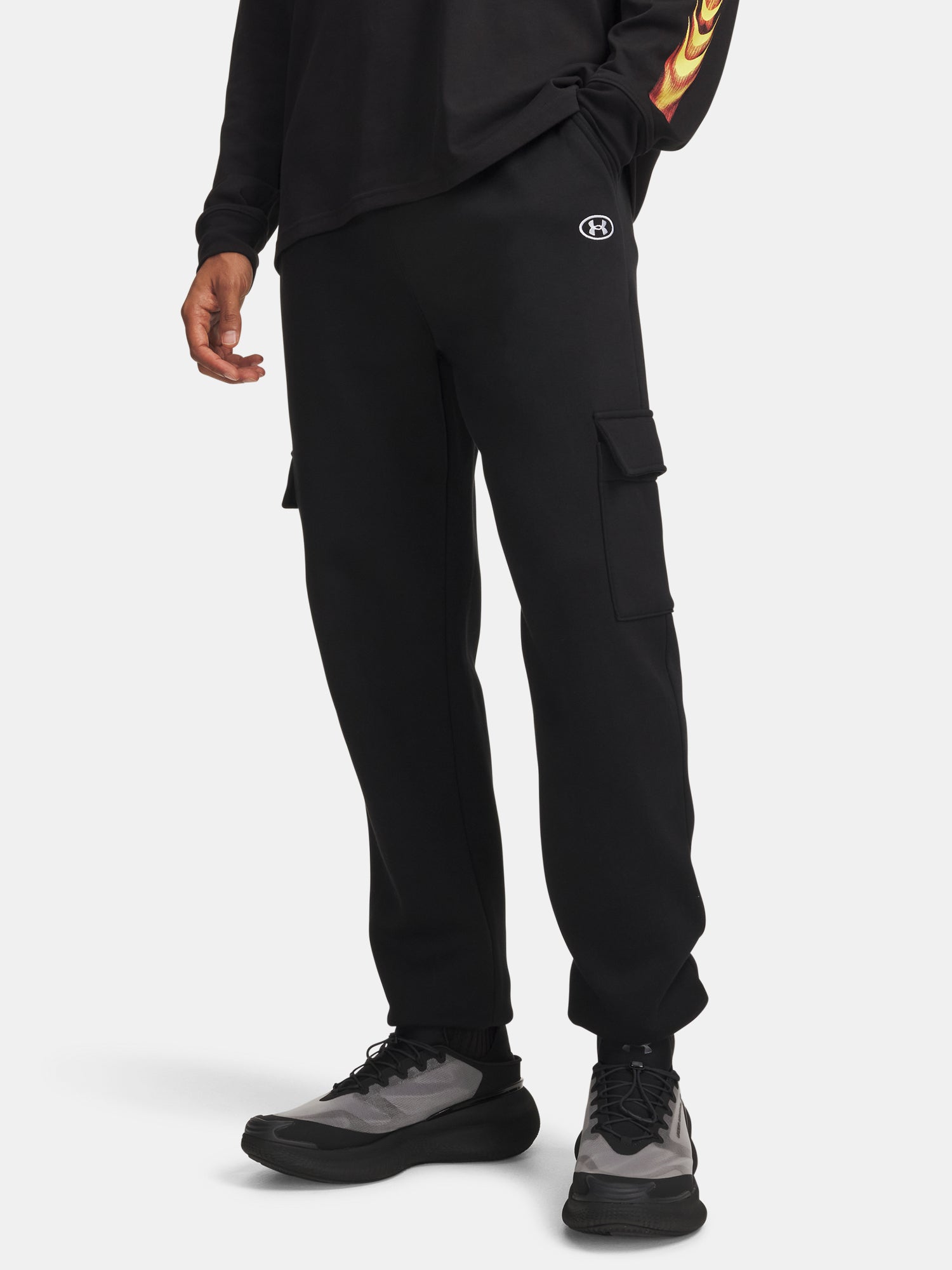 Under Armour Férfi UA Rival Flc Cargo Jgrs melegítõnadrág fekete nadrág