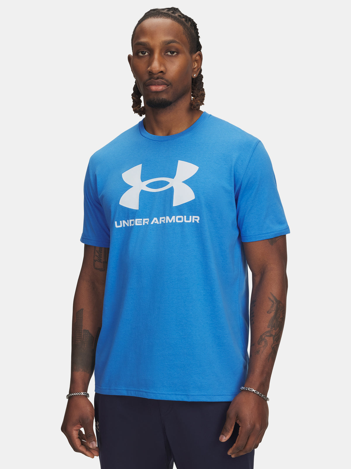 Under Armour Férfi UA SPORTSTYLE LOGO UPDATE SS-BLU póló