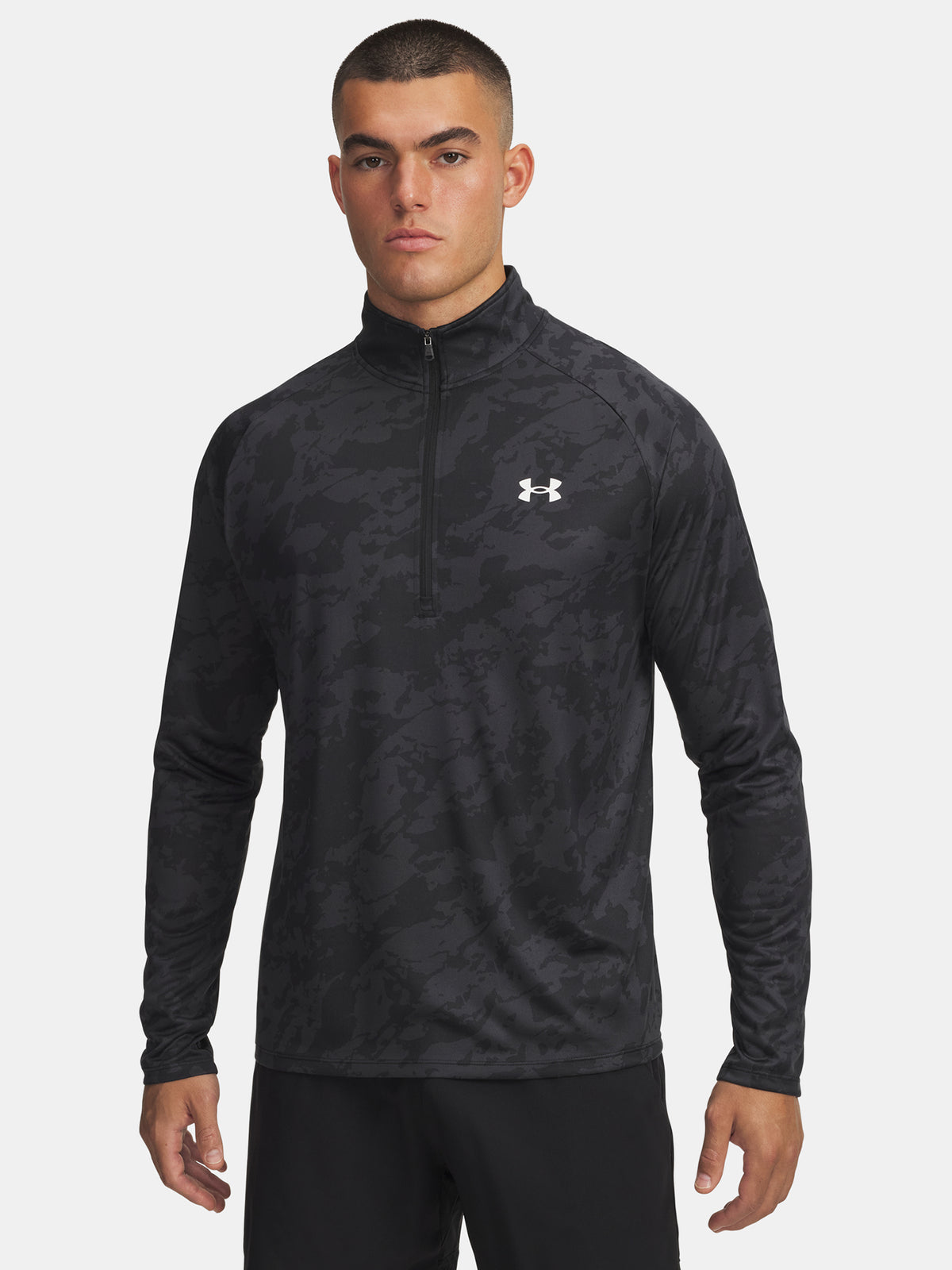 Under Armour Férfi UA Tech 2.0 1/2 Zip-BLK Pulóver 1328495-007