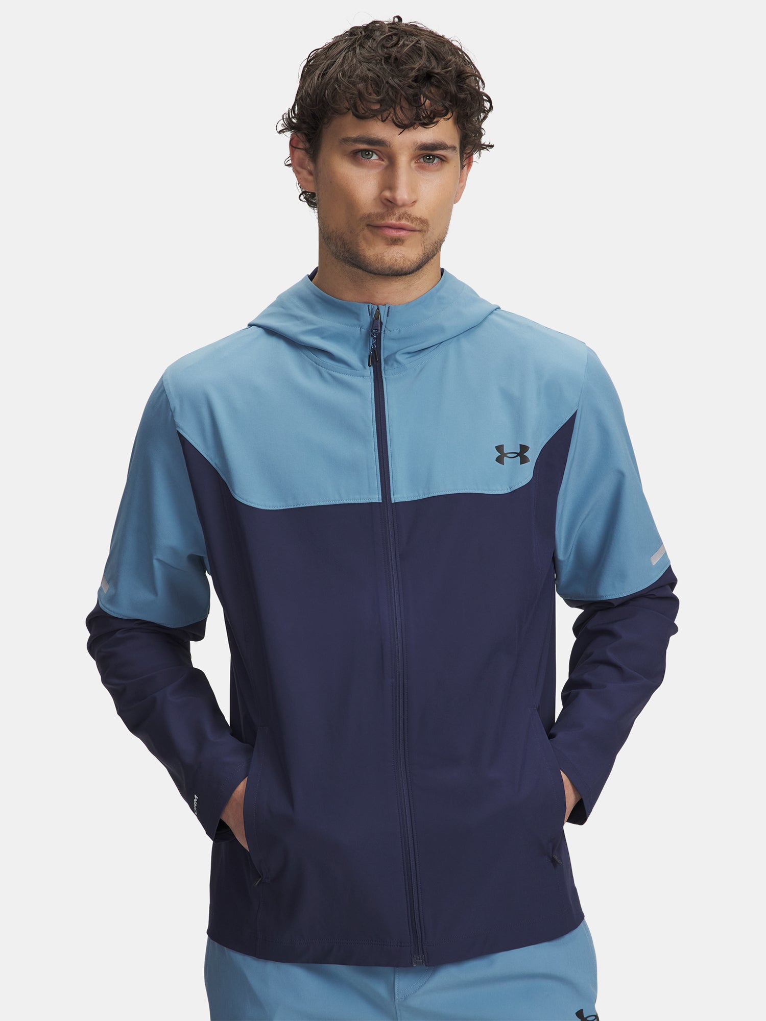 Under Armour Férfi UA Tech Utility Woven Jckt-BLU kabát