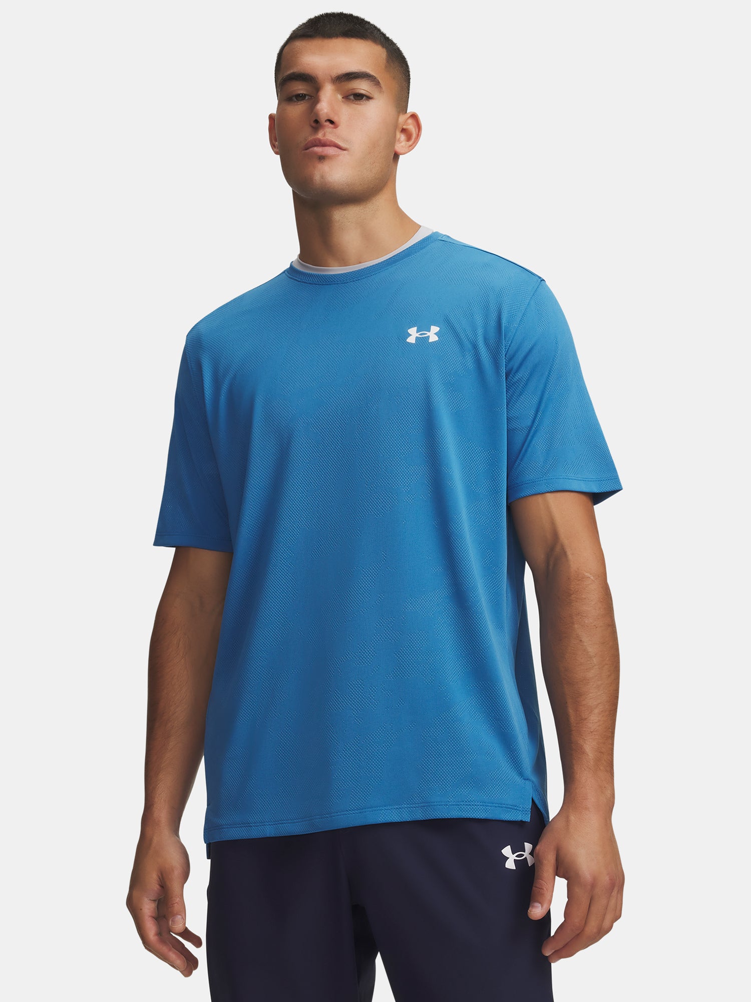 Under Armour Férfi UA Tech Vent Jcqrd SS kék póló