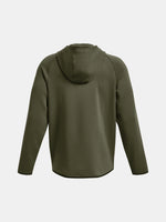 Under Armour Férfi UA Unstoppable Flc Kapucnis pulóver zöld