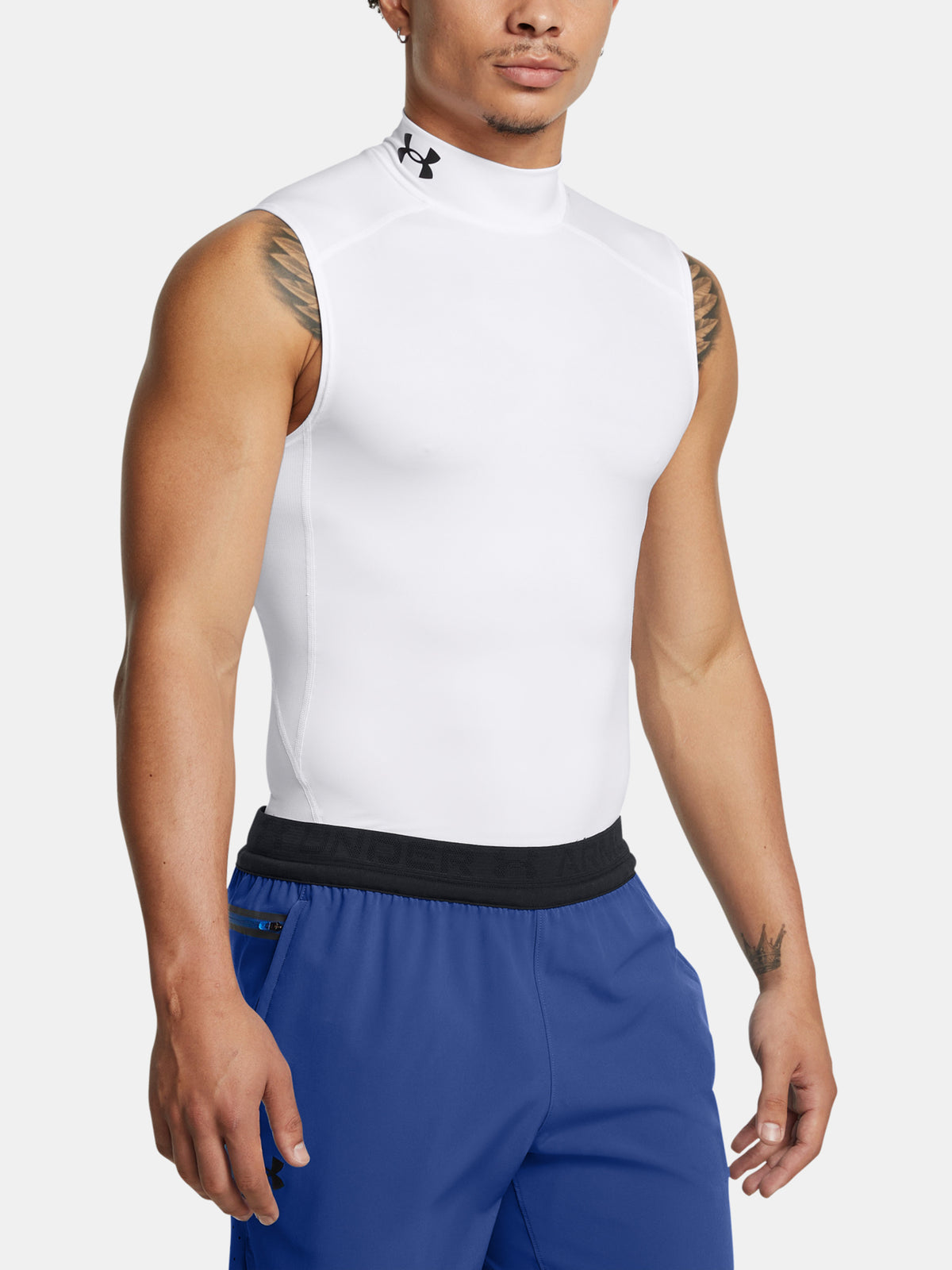 Under Armour Férfi ujjatlan UA HG Armour Comp Mock SL Atléta