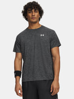 Férfi Under Armour UA Tech Textured SS-BLK szürke póló