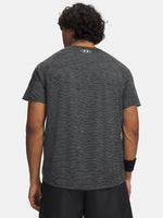 Férfi Under Armour UA Tech Textured SS-BLK szürke póló