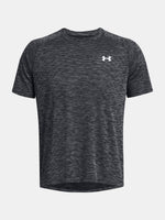 Férfi Under Armour UA Tech Textured SS-BLK szürke póló