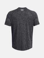 Férfi Under Armour UA Tech Textured SS-BLK szürke póló