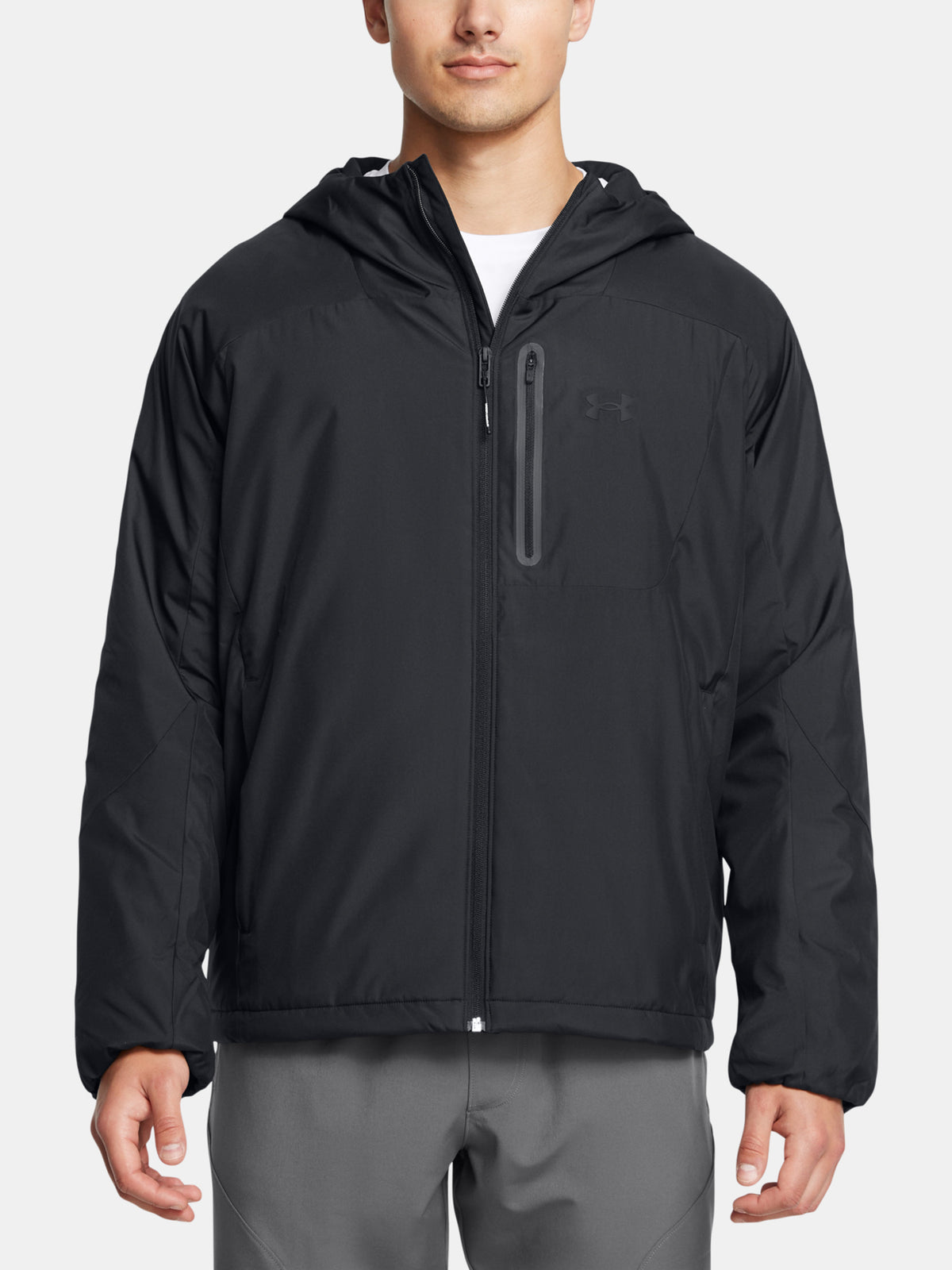 Under Armour Férfi UNSTOPPABLE INS JACKET-BLK Kapucnis pulóver