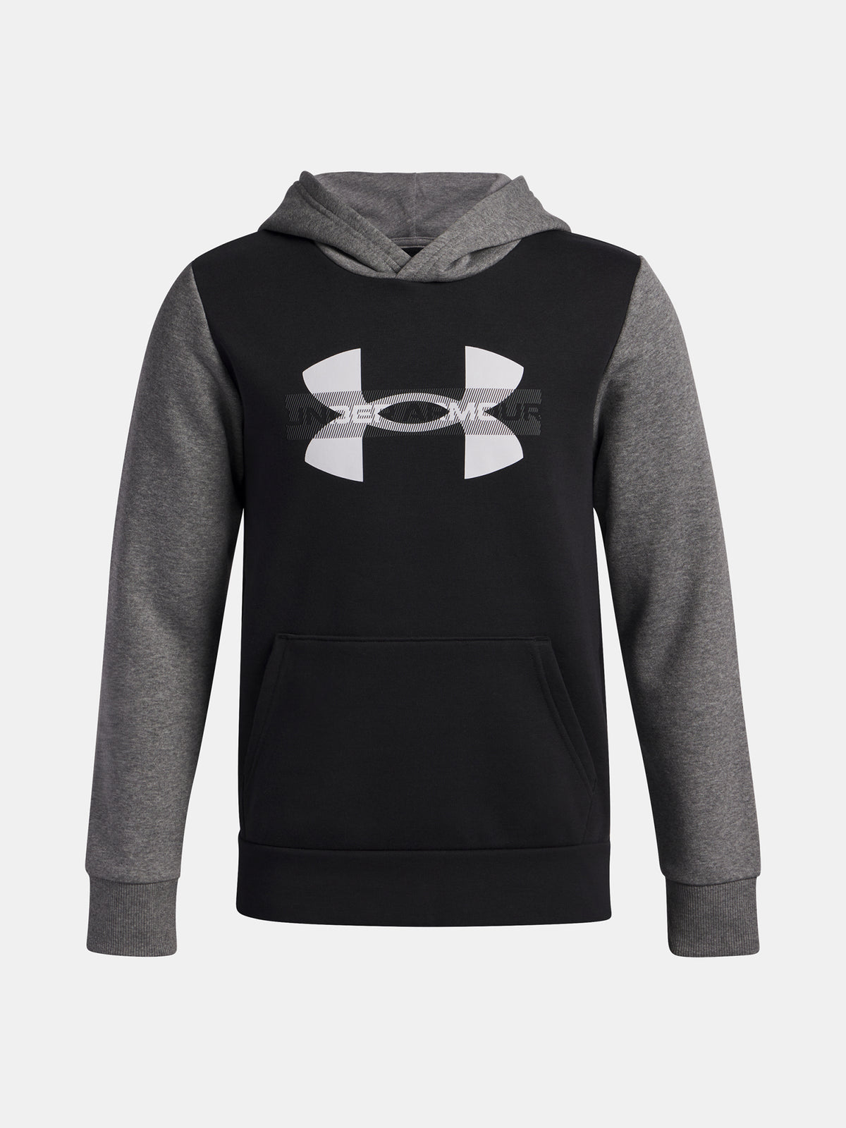 Under Armour Fiú UA Rival Flc Cblck Grphc HD-BLK Kapucnis pulóver
