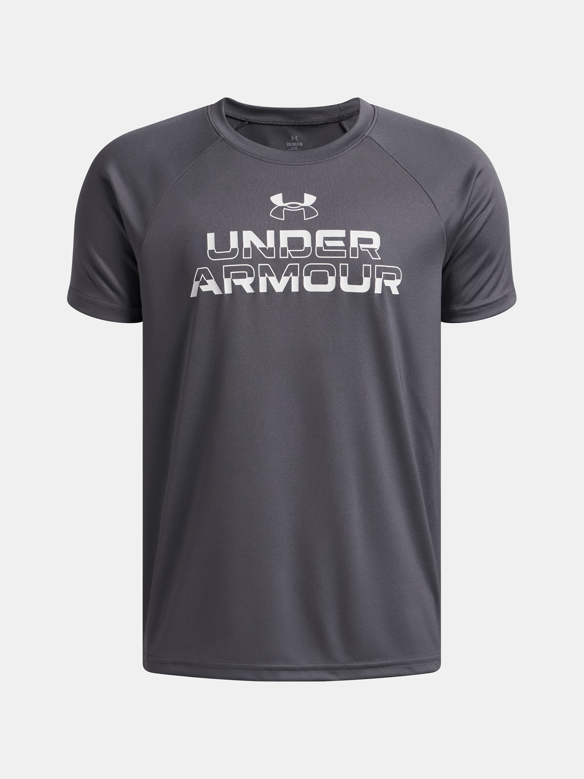 Under Armour Fiú UA Tech Split Wordmark SS póló 1383010-027