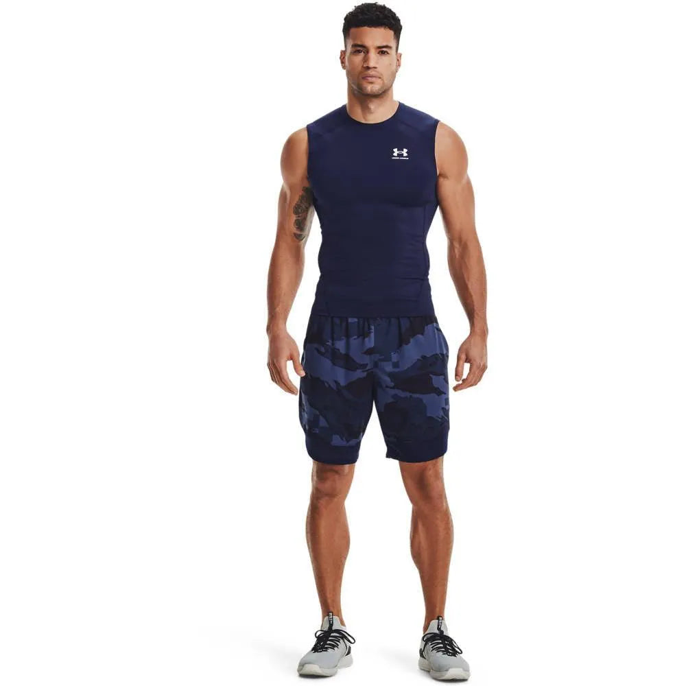 Under Armour Heat Gear Comp trikó, sötétkék férfi Atléta