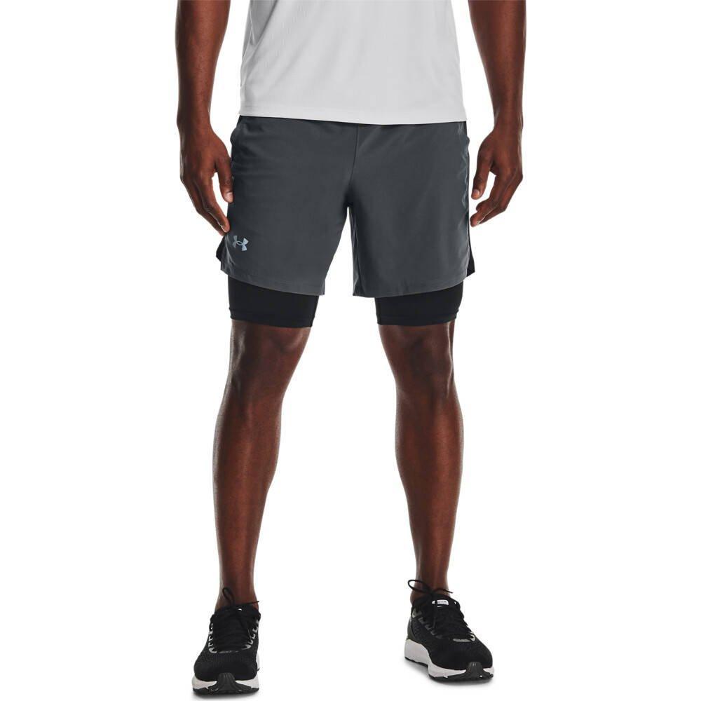 Under Armour Launch Run 2 in 1 Short, szürke - Sportmania.hu