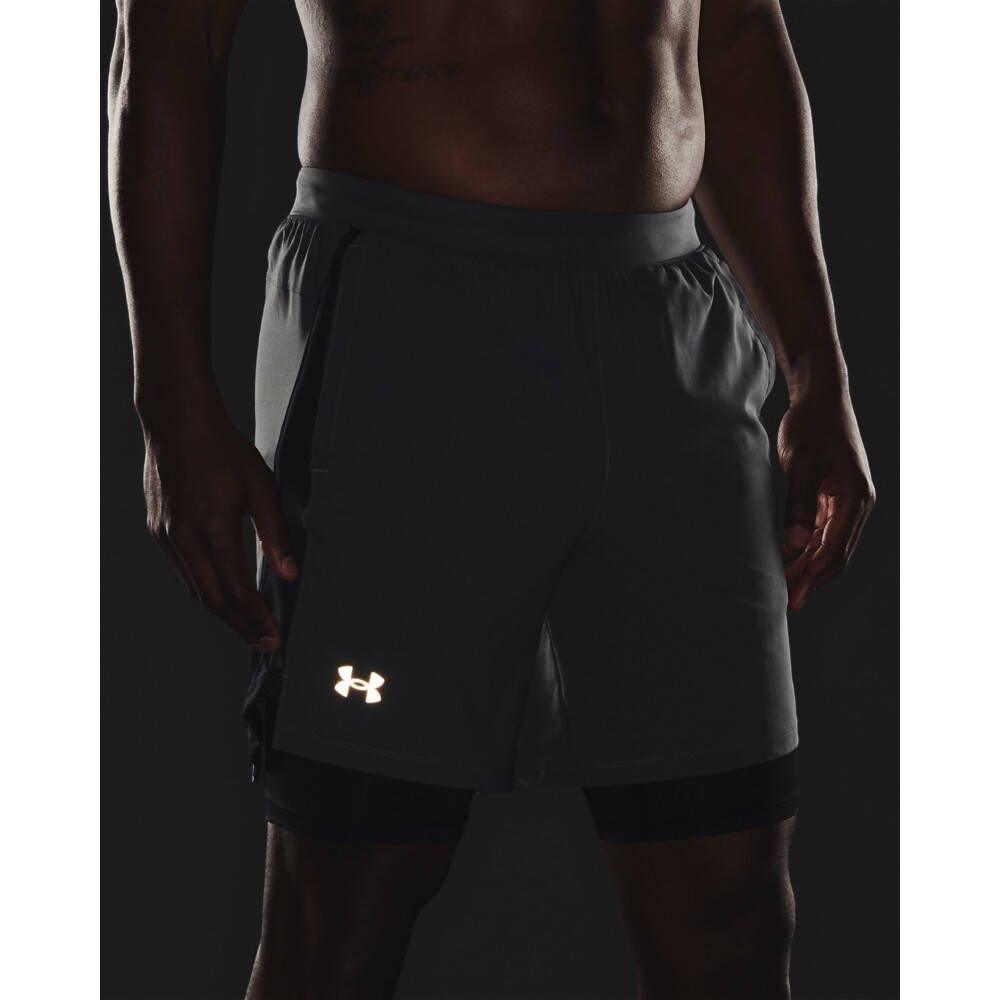 Under Armour Launch Run 2 in 1 Short, szürke - Sportmania.hu