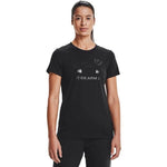 Under Armour Live Sportstyle Graphic SSC női fekete Fitnesz Felső póló