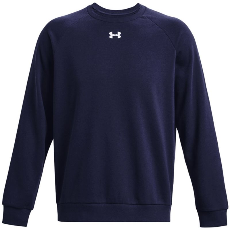 Under Armour Men’s Rival Fleece Crew Sweatshirt navy 1379755 410 sötétkék férfi pulóver 140640_S