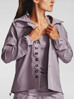 Under Armour Nõi dzseki Recover Woven Jacket lila kapucnis pulóver