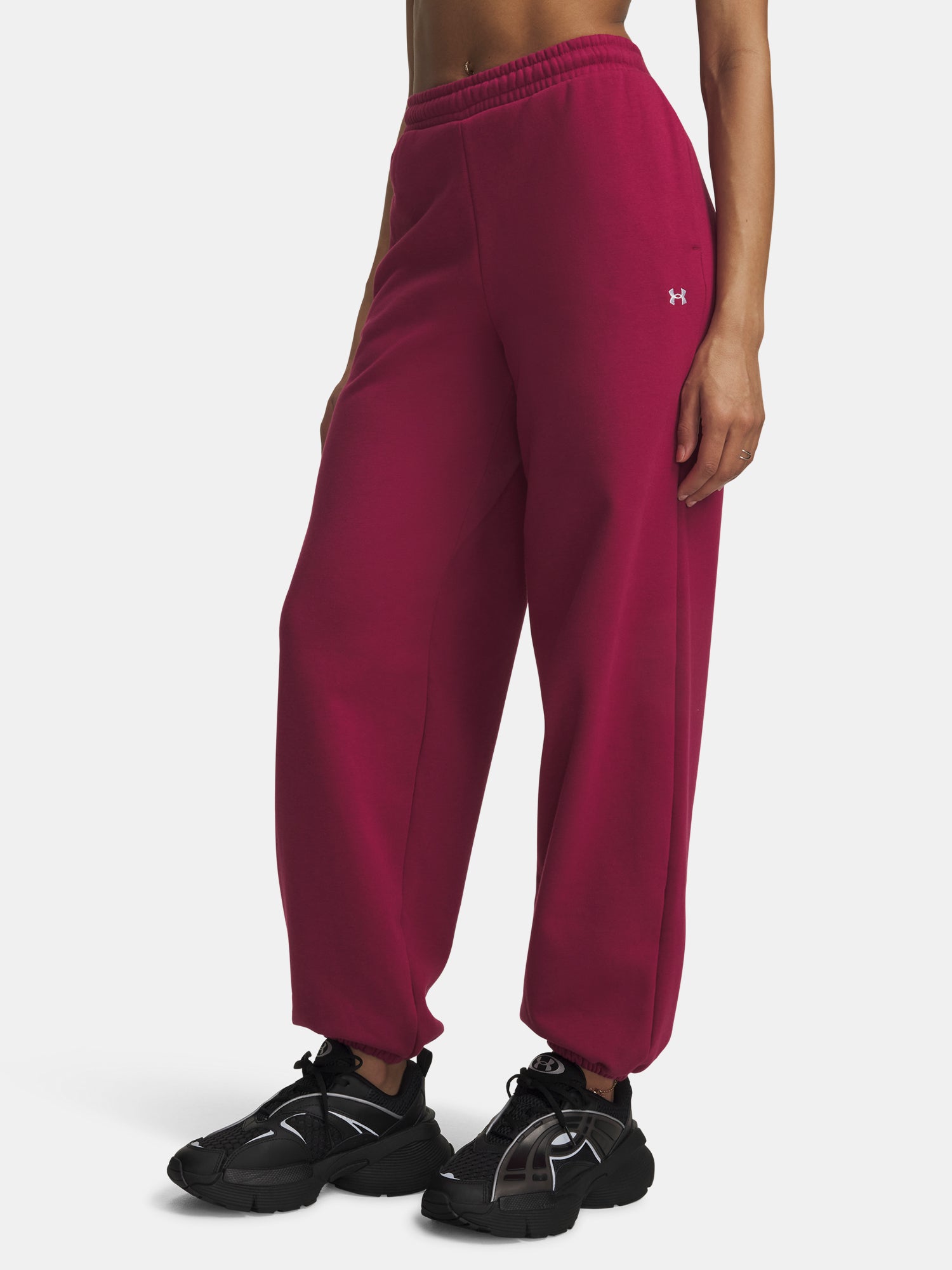 Under Armour Nõi Icon Flc Gym sportnadrág piros nadrág