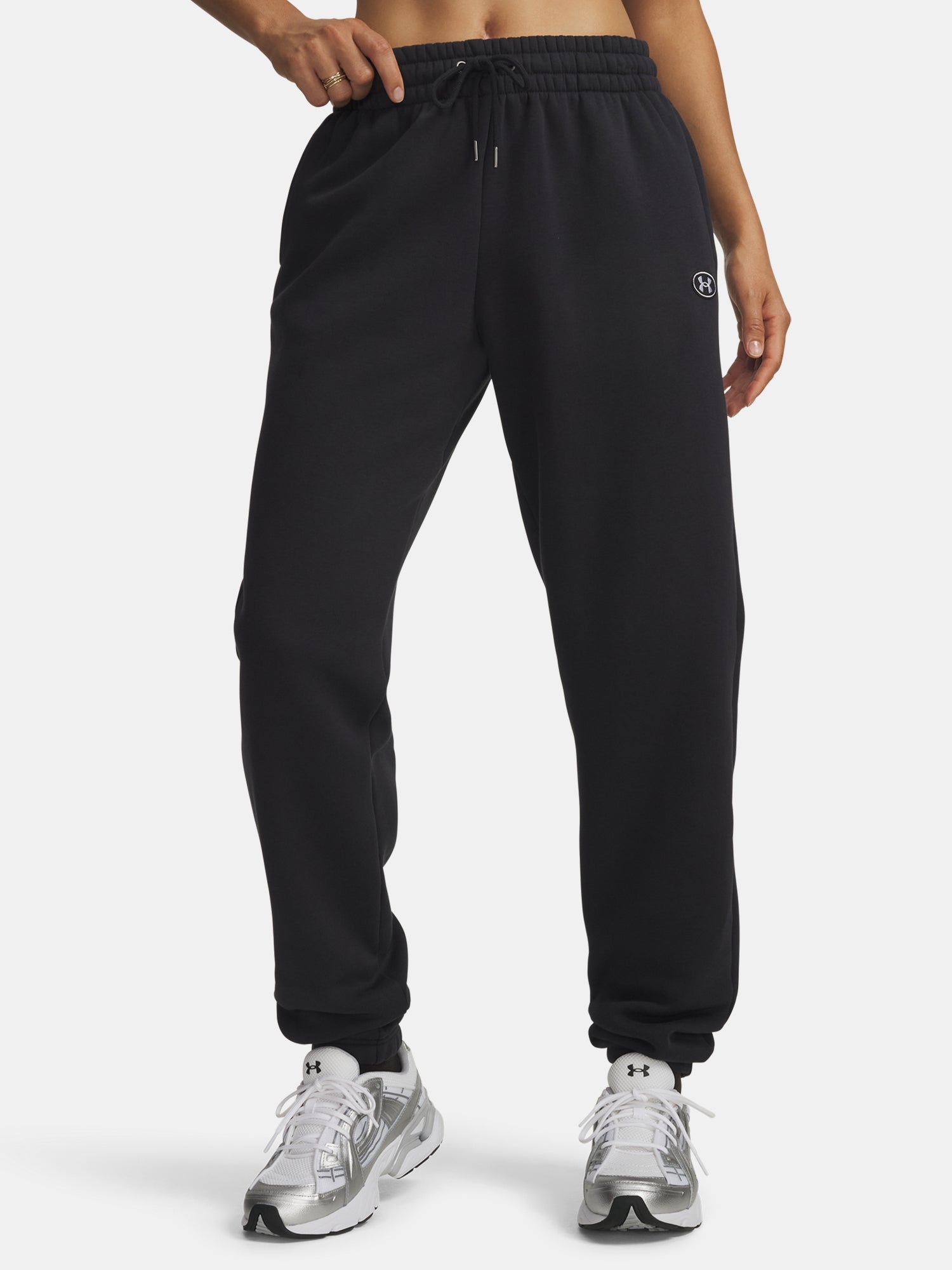 Under Armour Nõi melegítõnadrág Icon Flc Varsity Jogger nadrág 6010981-001