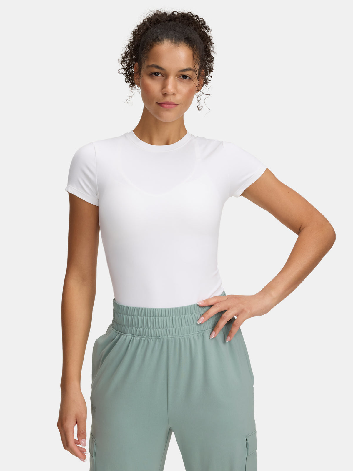 Under Armour Nõi Meridian Core SS-WHT póló