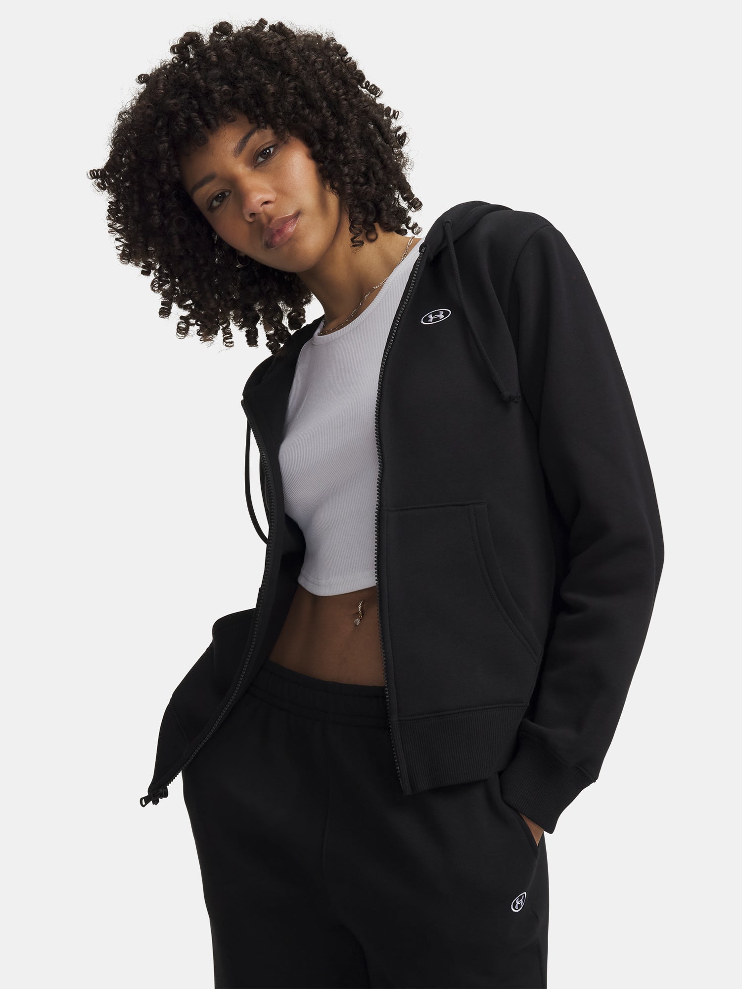 Under Armour Nõi pulóver UA Rival Fleece FZ polár pulóver