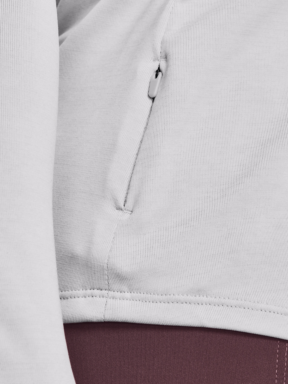 Under Armour Nõi Qualifier Run 2.0 1/2 Zip szürke póló