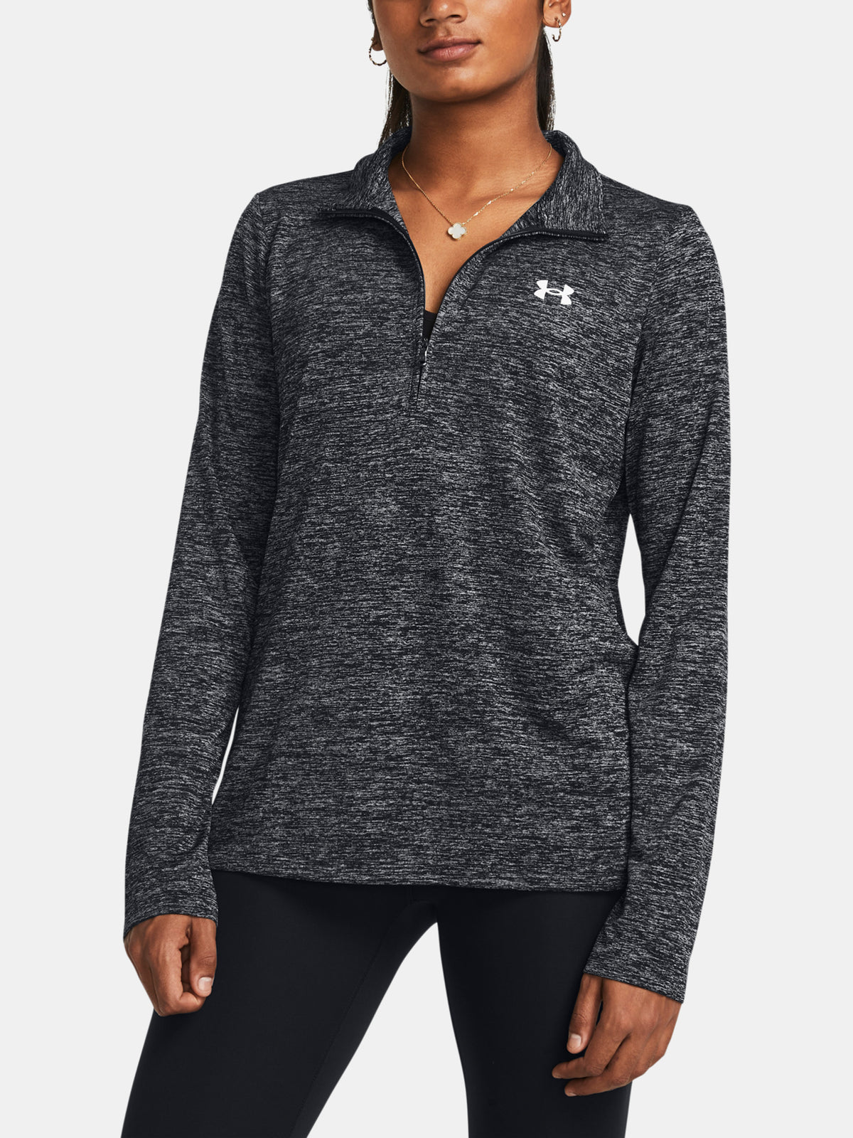 Under Armour Nõi Tech 1/2 Zip- Twist-BLK pulóver