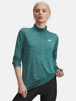 Under Armour Nõi Tech 1/2 Zip- Twist zöld póló