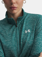 Under Armour Nõi Tech 1/2 Zip- Twist zöld póló