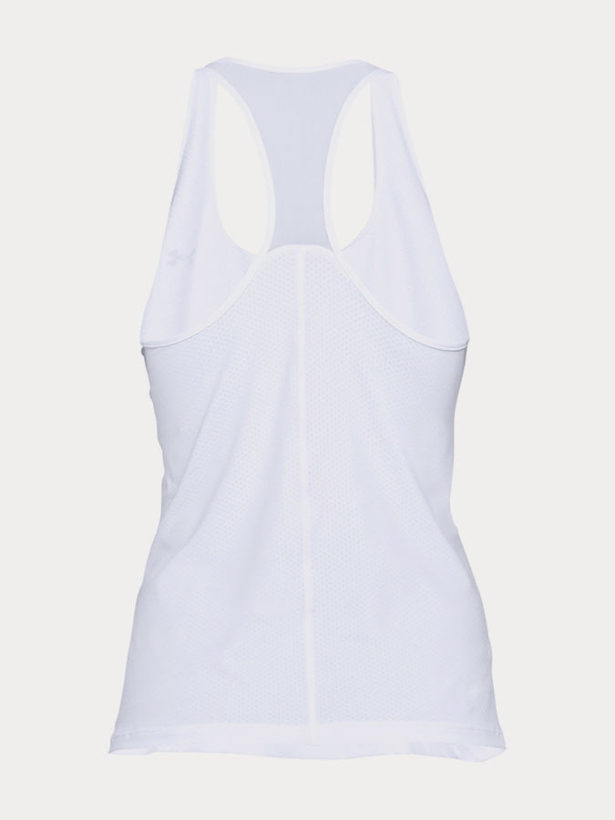 Under Armour Nõi trikó Hg Racer Tank atléta, fehér