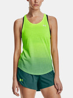 Under Armour Nõi trikó UA Streaker Wind Tank atléta, zöld