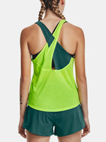 Under Armour Nõi trikó UA Streaker Wind Tank atléta, zöld