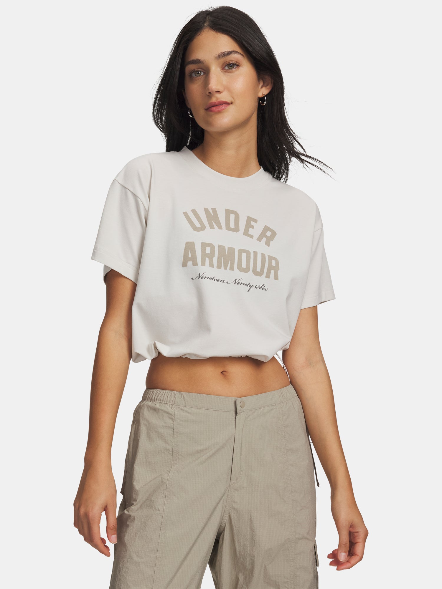 Under Armour Nõi UA Bungee Hem Tee fehér póló