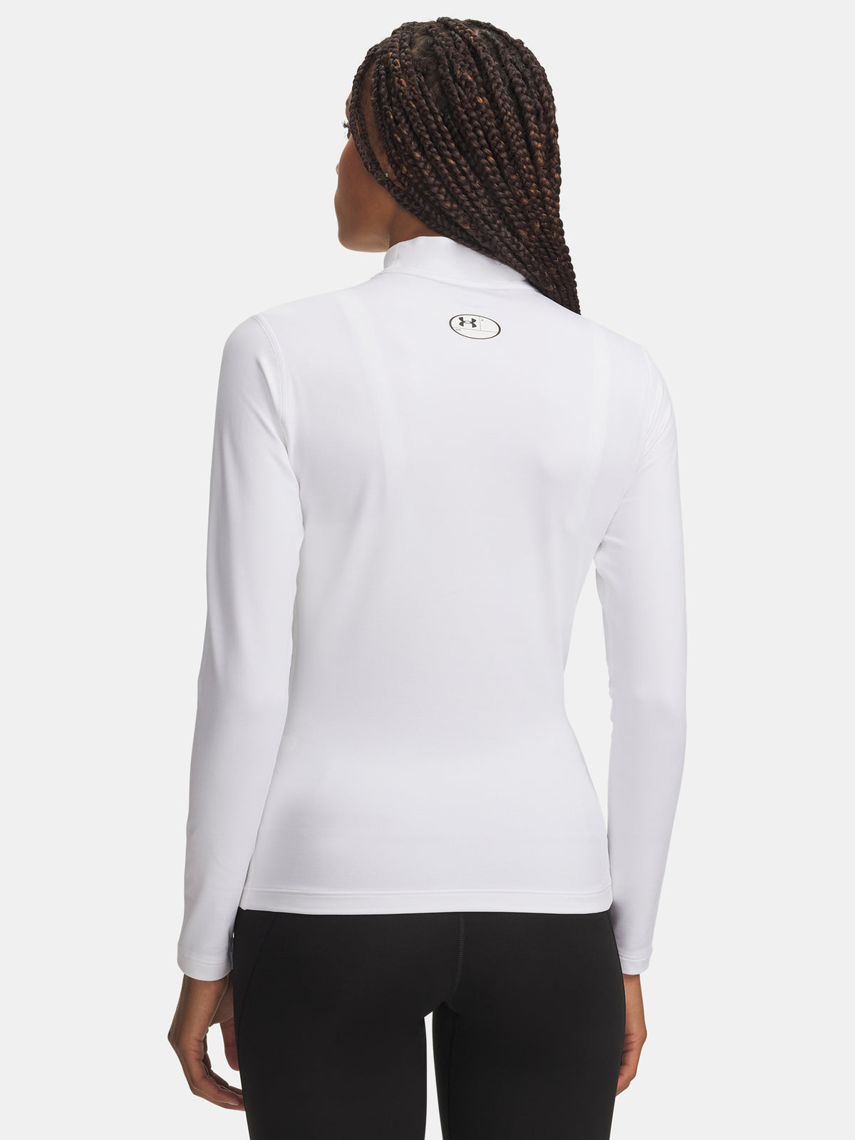 Under Armour Nõi UA ColdGear Mock fehér póló
